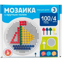 Мозаика с круглым полем d10/4 цв/100 эл new 02415