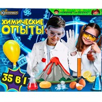 Набор Опыты Химия набор 35 в 1 IQ Эксперимент TG01-EX35-RU