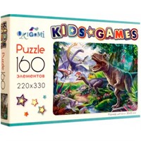 Пазл 160 Kids Games. Динозавры 07867