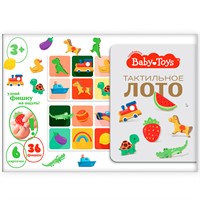 Деревянное Лото Baby Toys "Тактильное" 04813