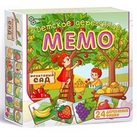 Деревянная Игра Мемо "Фруктовый сад" 24 дет. 8503