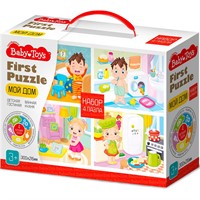 Пазл 4 в 1 First Puzzle Мой дом Baby Toys 04364.