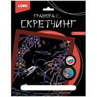 Набор для творчества Скретчинг 18*24 см Япония "Цветение сакуры" Гр-751