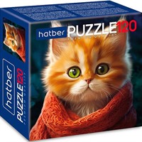 Пазл 120 эл. Рыжий котик 120ПЗ5_32024 Hatber.