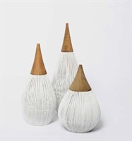 Плетеный абажур из ротанга 25*55 см