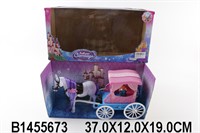 Карета 686-708 для куклы, с лошадью в коробке