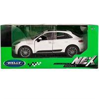 Модель 1:24 Porsche Macan Turbo, белый 24047W