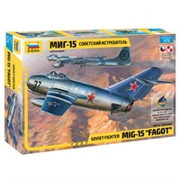 Сборная модель 7317 Самолет Миг-15