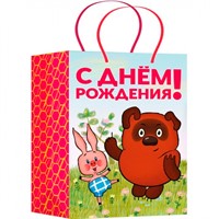 Пакет Чудо праздник матовый ml 22*31*10 см Союзмультфильм Винни Пух PML-122041-VP