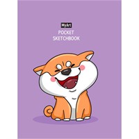 Скетчбук 467-0-159-10798-9 MyArt. Pocket Сиба-ину