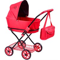 Коляска для куклы 8019-0275 Микси Багги Бум Mixy Buggy Boom красный классическая.