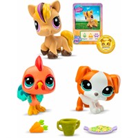 Набор "Три друга": три фигурки мини-животных с аксессуарами, коллекция Littlest Pet Shop 00635_LPS