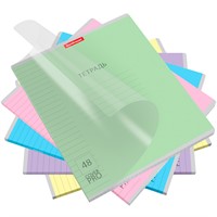 Тетрадь 48 л. линейка на скобе ErichKrause Классика CoverPrо ассорти 56385