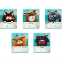 Тетрадь 18 л. клетка Funny Cats ErichKrause 54193