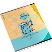 Тетрадь 48 л. клетка Котоформулы, География 62532 ErichKrause