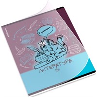 Тетрадь 48 л. линейка Котоформулы, Литература 62537 ErichKrause