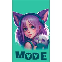 Блокнот 40 л. А7 Аниме Animal girls 74151.