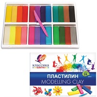 Пластилин 24цв Классика 480 гр. 28С1642-08 /ЛУЧ/