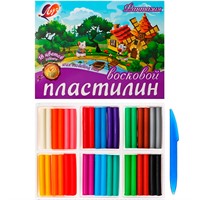 Пластилин 18цв Фантазия 25С 1524-08 восковой /ЛУЧ/