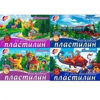 Пластилин 24цв мягкий восковой "Фантазия" 25С 1525-08  /ЛУЧ/