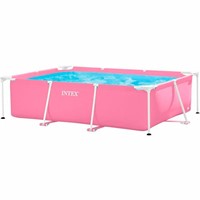 Бассейн каркасный Rectangular Frame Розовый 220x150х60см 1662л 28266