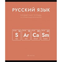 Тетрадь 48 л. линия Нахимичили Русский язык 022860