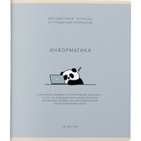 Тетрадь 48 л. клетка Ми-ни-Ми Информатика 022495
