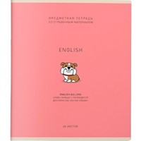 Тетрадь 48 л. клетка Ми-ни-Ми Английский язык 022549