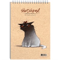 Скетчпад 40 л. Музорики Sev 14189
