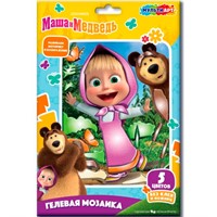 Набор для творчества Гелевая мозаика Маша и Медведь Мульти арт GEL-127193