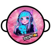 Ледянка мягкая круглая Dvizhok Розовое сияние 45см розовая 80524