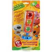 Игрушка на батарейках Обучающий СВЕТОФОР Ми-ми-мишки 35 песен,правил.свет HT878-R1