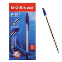 Ручка шариковая синяя R-301 Pastel Stick 55387 /Erich Krause/