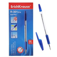 Ручка шариковая синяя R-301 CLASSIC 1.0 Stick&Grip 39527 /Erich Krause/