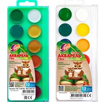 Акварель 12цв Zoo медовая б/к 19С 1249-08 /ЛУЧ/