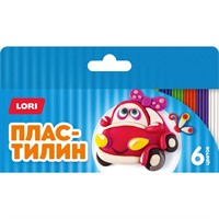 Пластилин 6цв Детский Пл-018 Lori