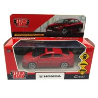 Модель CIVIC-RD HONDA CIVIC красный Технопарк  в коробке