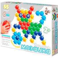 Мозаика напольная с крупными фишками d60/55 эл 01536
