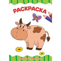 Раскраска 978-5-378-30716-6 Домашние животные.А4 эконом