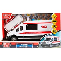 Модель TRANSITVAN-22PLAMB-WH Ford Transit Скорая Технопарк в коробке