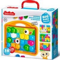 Мозаика для малышей в чемодане "Утята" d4,5/38 эл Baby Toys 04104