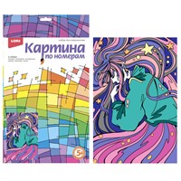 Набор для творчества Картина по номерам для малышей АНИМЕ "Красивые сны" Ркн-116