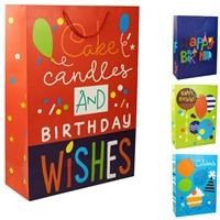 Пакет 50*70*20см Happy birthday 141-228U