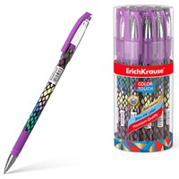 Ручка шариковая синяя ColorTouch Purple Python 50743/Erich Krause/