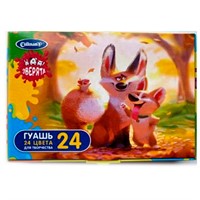 Гуашь 24цв 10 мл FORUM Office Collection KIDS Зверята FG-024-Z