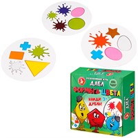 Игра Дабл Формы и цвета 20 карточек 04684