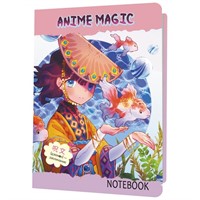 Блокнот 30 л. Аниме MAGIC обложка девочка с рыбами 9785001417996
