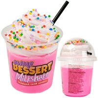 Лизун Slime Dessert Milkshake розовый SLM136