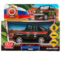 Модель HUNTERBCH-12MIL-POL UAZ HUNTER ВОЕННАЯ ПОЛИЦИЯ Технопарк  в коробке