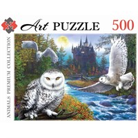 Пазл 500 Белые совы Х500-0437